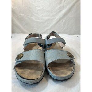 Barefoot Freedom Womens Walkabout Adjustable Sport Sandals Shoes Blue size 8